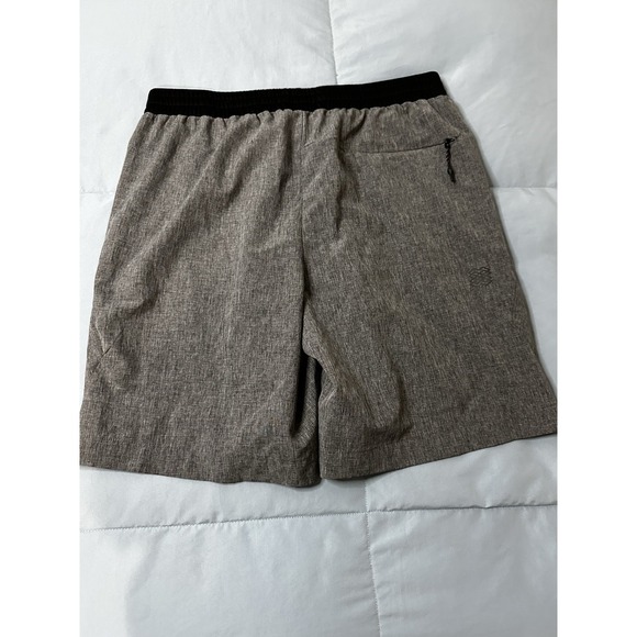 FLX Men's Stretch 7" Lined Commuter Shorts Plum Grey, Size Small (1) - Picture 2 of 3